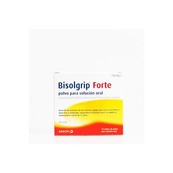 BISOLGRIP FORTE 10 SOBRES POLVO PARA...
