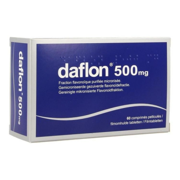 DAFLON 500 mg 60 COMPRIMIDOS RECUBIERTOS